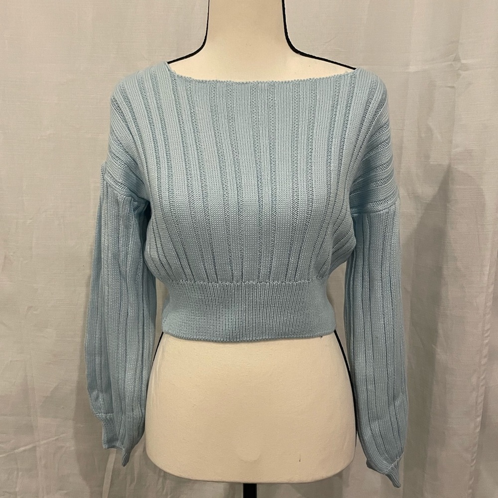 Beginning Boutique Blue Sweater